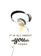 its all about you today with headphones